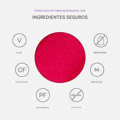 💋 Batom com duração de 24 horas, sem retoques