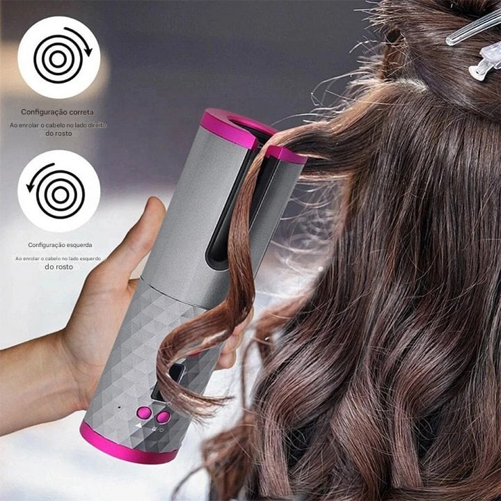 Modelador de cabelo automático sem fio