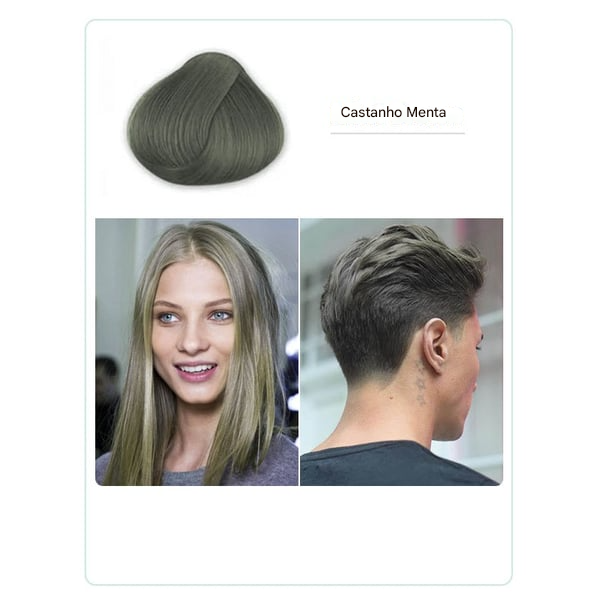 💥 Extrato Puro de Plantas para Tintura em Espuma de Cabelo Grisalho