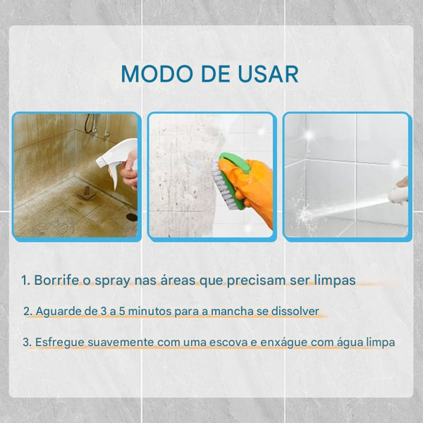 Borrifador de Limpeza para Rejunte de Azulejos (Facilita Muito a Limpeza do Rejunte) 🧼✨