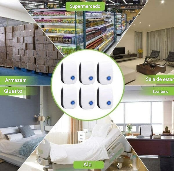 🔥 Repelente ultrassônico para controle de pragas