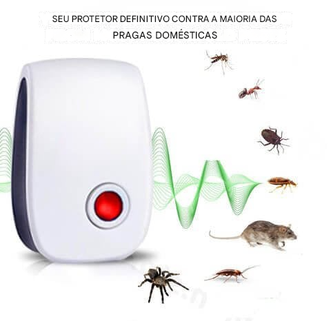 🔥 Repelente ultrassônico para controle de pragas