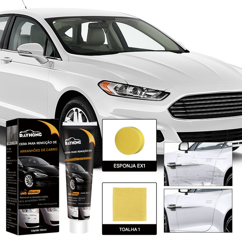 Cera para reparo de arranhões em carros