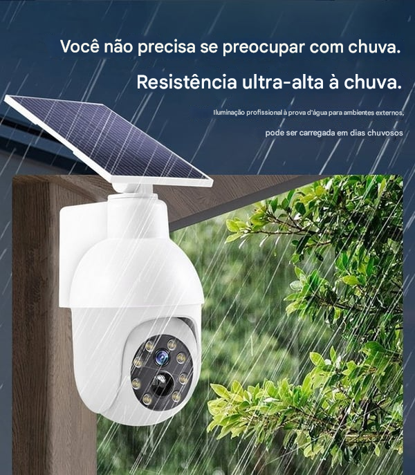 Câmera de vigilância simulada para iluminação pública