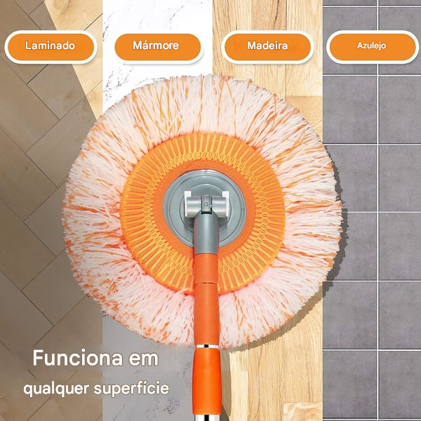 🧼 Mop de Limpeza Giratório 360° e Ajustável