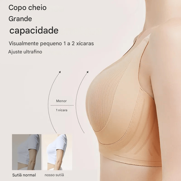 🎁Compre 3 e Ganhe 2 Grátis🔥Sutiã super modelador | Sem aro