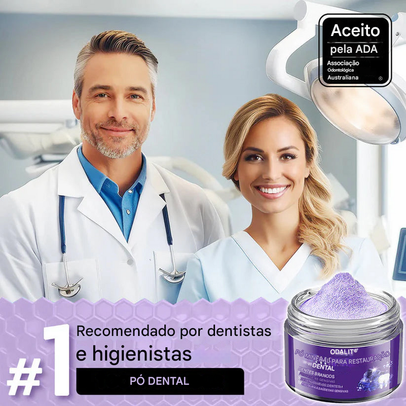 Pó Mineral de Restauração Dental 🦷