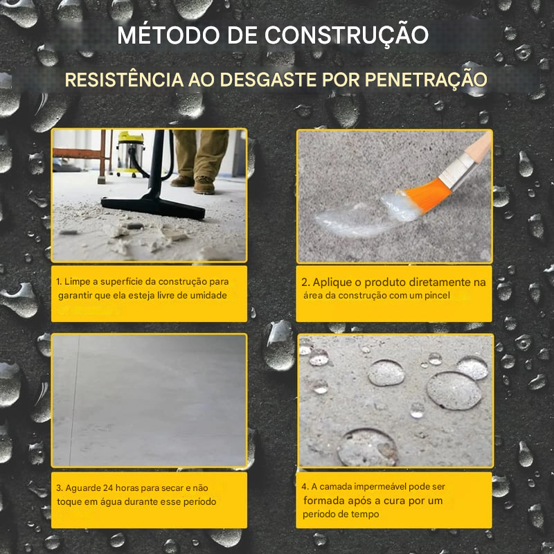 Agente anti-vazamento super forte, invisível e à prova d'água