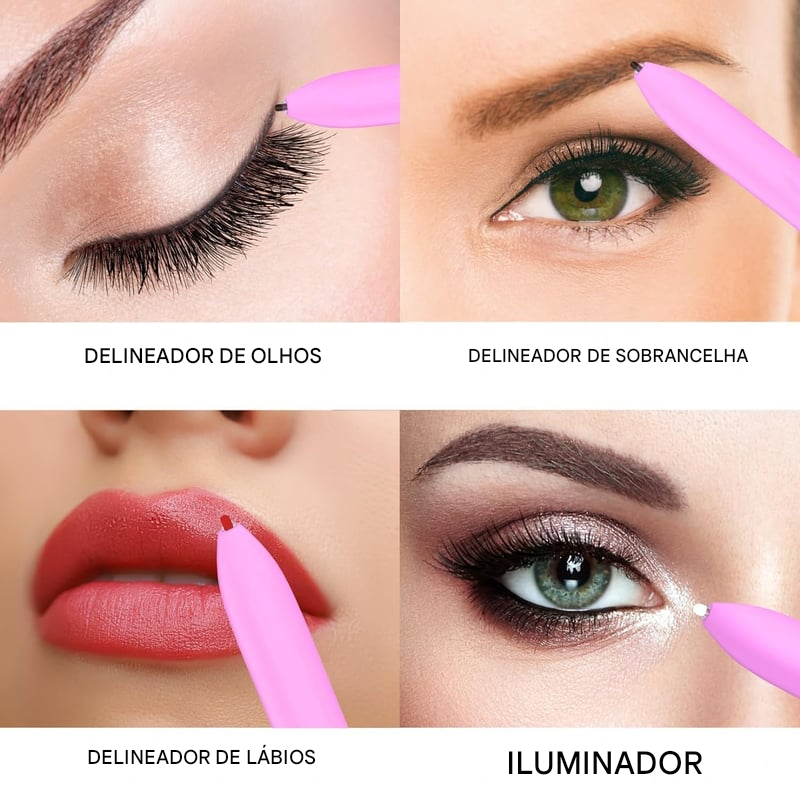 Caneta de maquiagem 4 em 1