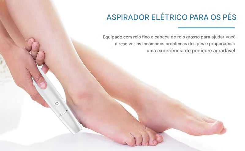 Removedor de calos elétrico para pés