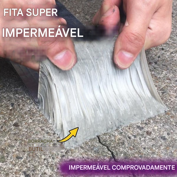 🔥Fita super impermeável, borracha butílica