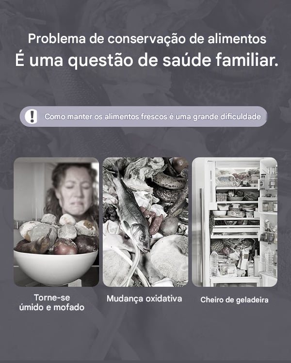 🥗Mantenha seus alimentos frescos – ✨Mini selador a vácuo sem fio