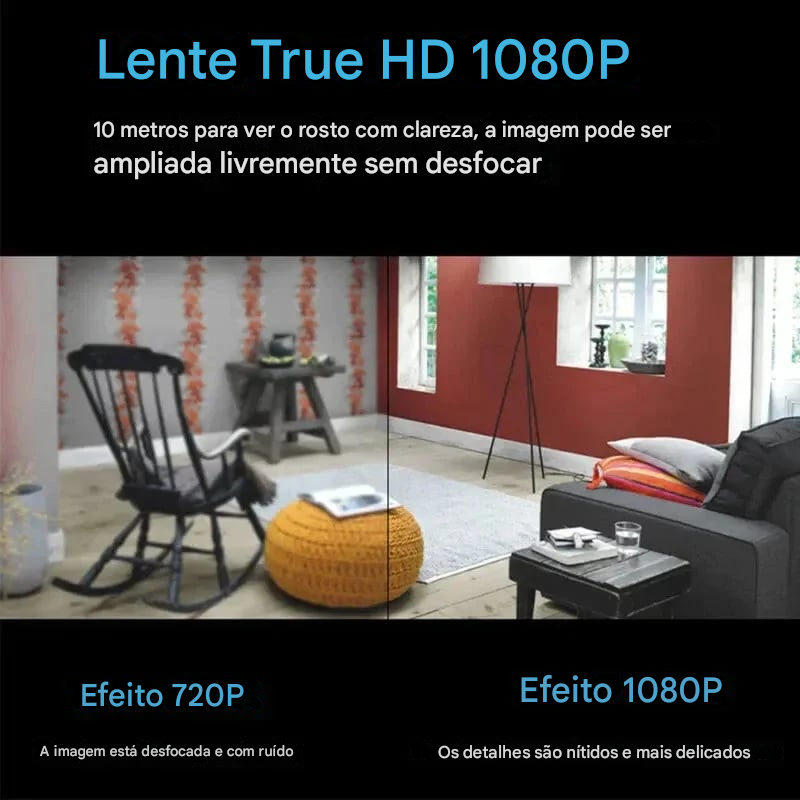 📸📸Mini câmera sem fio Wi-Fi 1080P