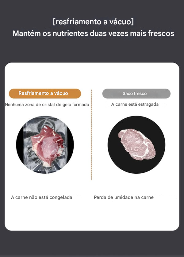 🥗Mantenha seus alimentos frescos – ✨Mini selador a vácuo sem fio