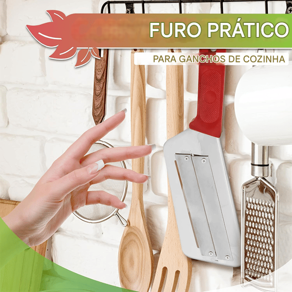 Faca trituradora de aço inoxidável - Economize tempo e energia cozinhando! ⏳🍳