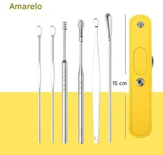 Conjunto de Ferramentas para Limpeza de Cera de Ouvido
