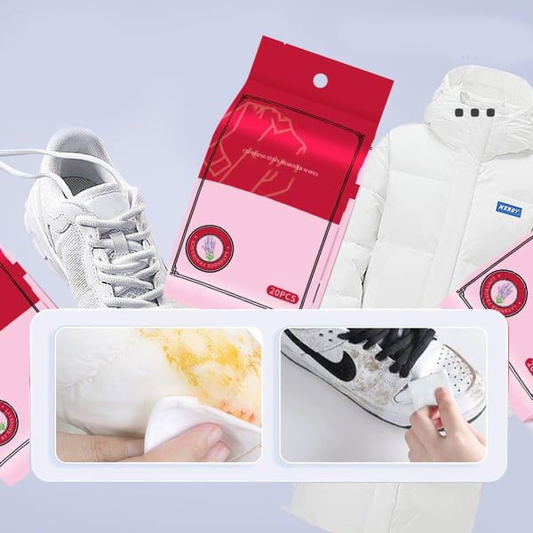 ⚡ Lenços umedecidos para remoção de manchas