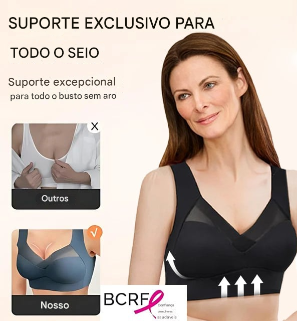 🏆ÚLTIMO DIA DE PROMOÇÃO - Sutiã Respirável, Sem Costura e Sem Aro com Suporte
