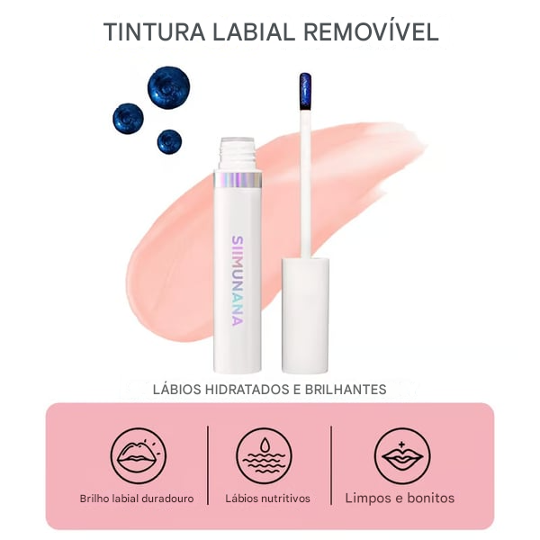 💋 Batom com duração de 24 horas, sem retoques