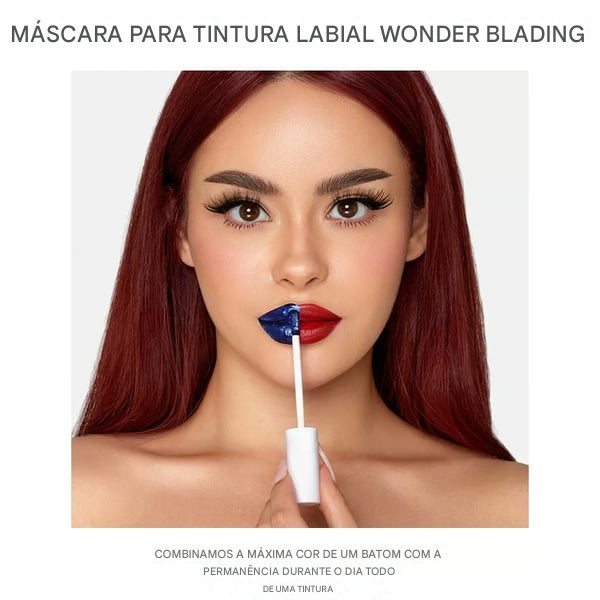 💋 Batom com duração de 24 horas, sem retoques