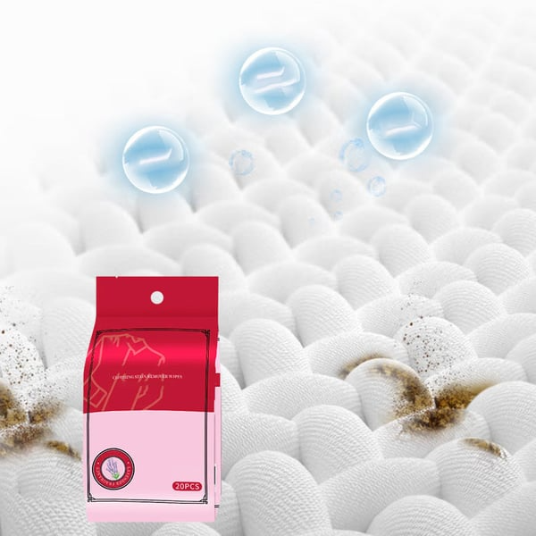 ⚡ Lenços umedecidos para remoção de manchas