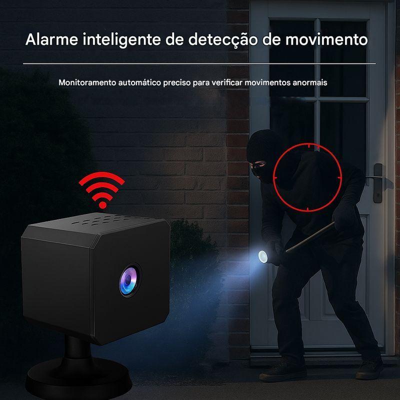 SafeCam Pro™ | Sempre protegido – mesmo sem internet ou energia