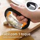 Espremedor de alho de aço inoxidável
