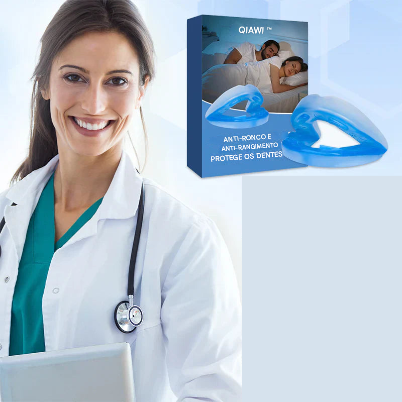 ✨ Protetor Bucal Anti-Ronco e Contra Ranger de Dentes – Tamanho Universal