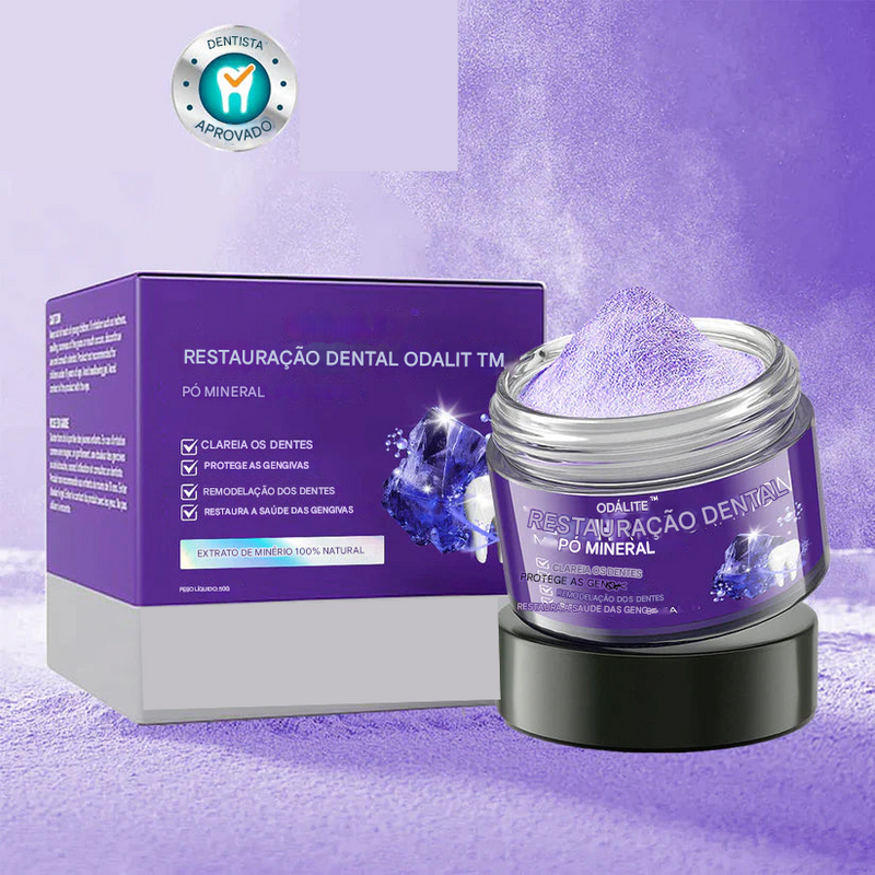 Pó Mineral de Restauração Dental 🦷
