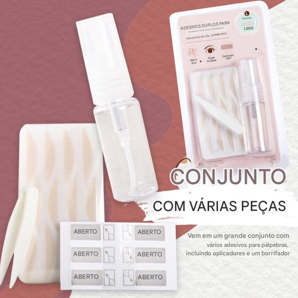 Adesivo Invisível para Pálpebra Dupla Sem Cola