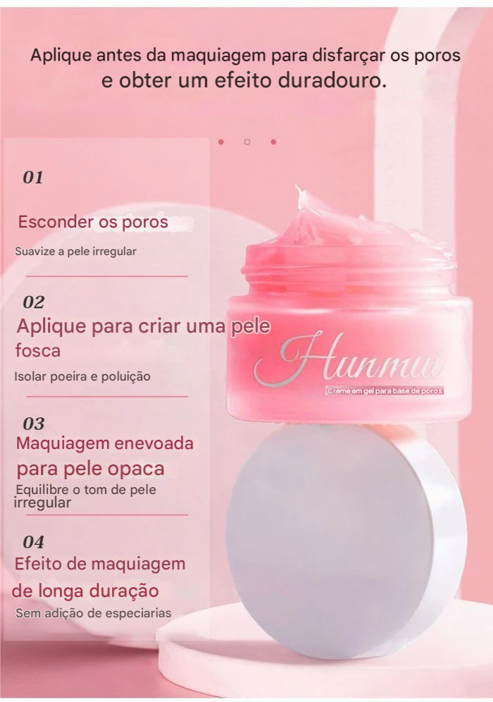 🎁 Primer facial de maquiagem ❤️Extrato de plantas, fórmula suave ✅