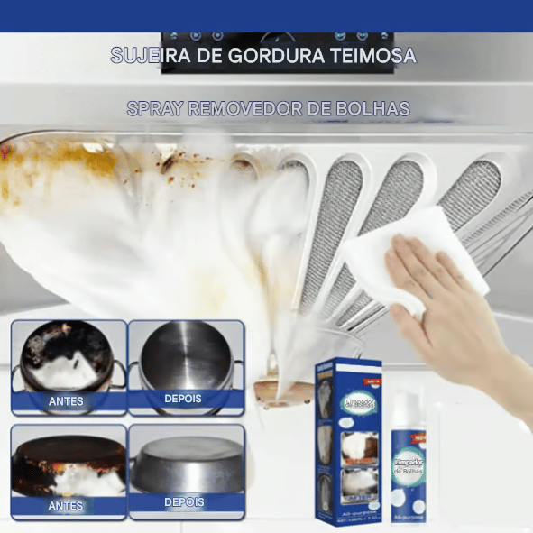 ⏰⏰Último dia de promoção - SPRAY ESPUMANTE ALTAMENTE EFICAZ PARA DESTRUIR O ÓLEO