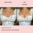 Sutiã acolchoado e adesivo