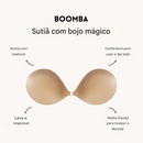 Sutiã acolchoado e adesivo