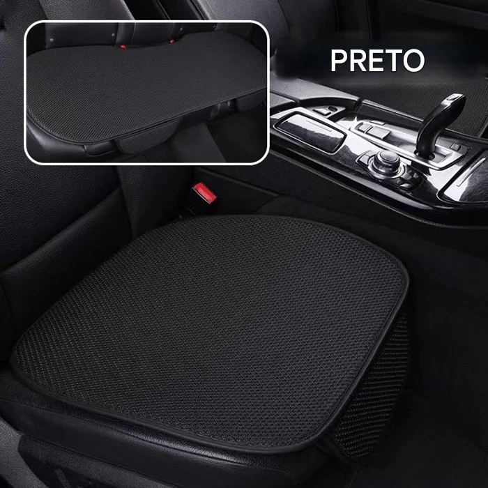 Capas para assentos de carro em seda gelada, respiráveis e antiderrapantes