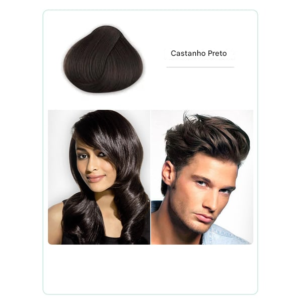 💥 Extrato Puro de Plantas para Tintura em Espuma de Cabelo Grisalho