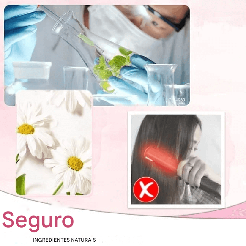 🔥Creme de Alisamento Capilar Seda & Brilho