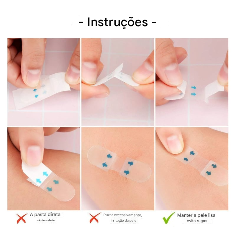Fita Lifting Invisível para o Rosto✨Deixa o rosto com um delicado formato em V