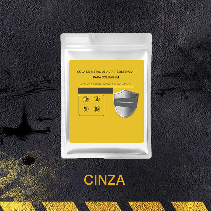 Cola metálica de alta resistência para soldagem