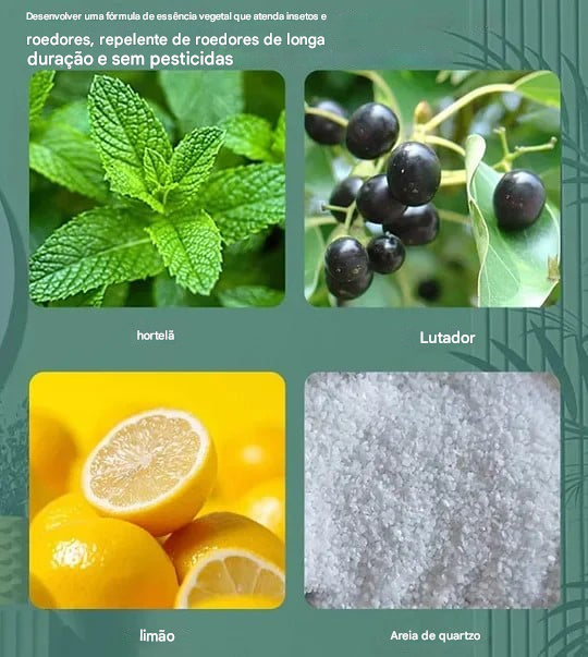 🔥Bola repelente de roedores e insetos