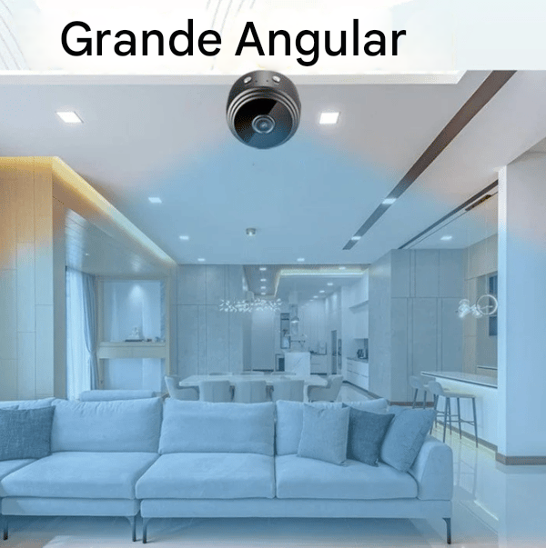 🔥 Mini câmera de segurança magnética sem fio HD 1080p