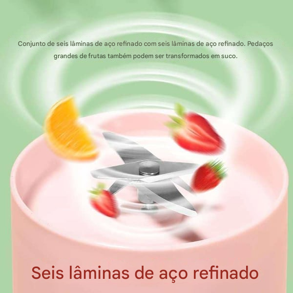 💥Promoção Quente de Verão🥤 Liquidificador Portátil Mais Vendido | A qualquer hora, em qualquer lugar!