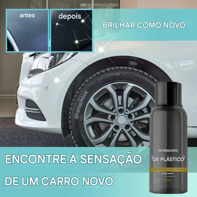 Produto de reparo para plásticos automotivos.