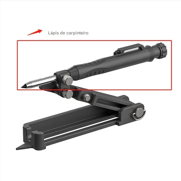Lápis de Construção Multifuncional - Ferramenta de Marcações