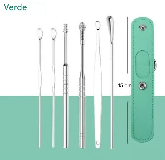 Conjunto de Ferramentas para Limpeza de Cera de Ouvido