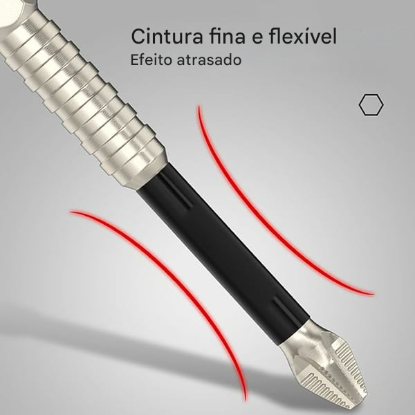 🔥Conjunto de Chave de Fenda e Broca Altamente Magnético.