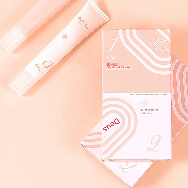 Kit de Creme Depilatório para Mulheres