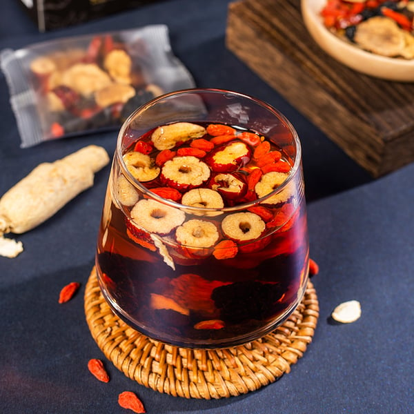 🔥Chá Seis Tesouros com Ginseng