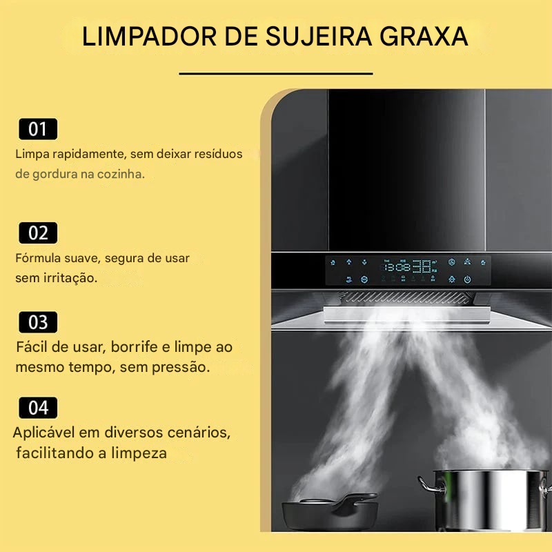 Limpador multiuso de cozinha 🍽️✨