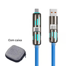 🔥Cabo USB 4 em 1 com Carregamento Rápido ⚡